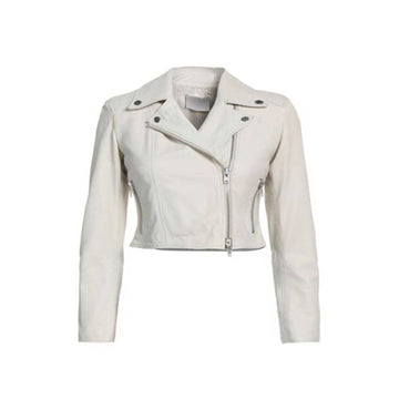 Knights of the Zodiac 2023 Madison Iseman White Biker Jacket