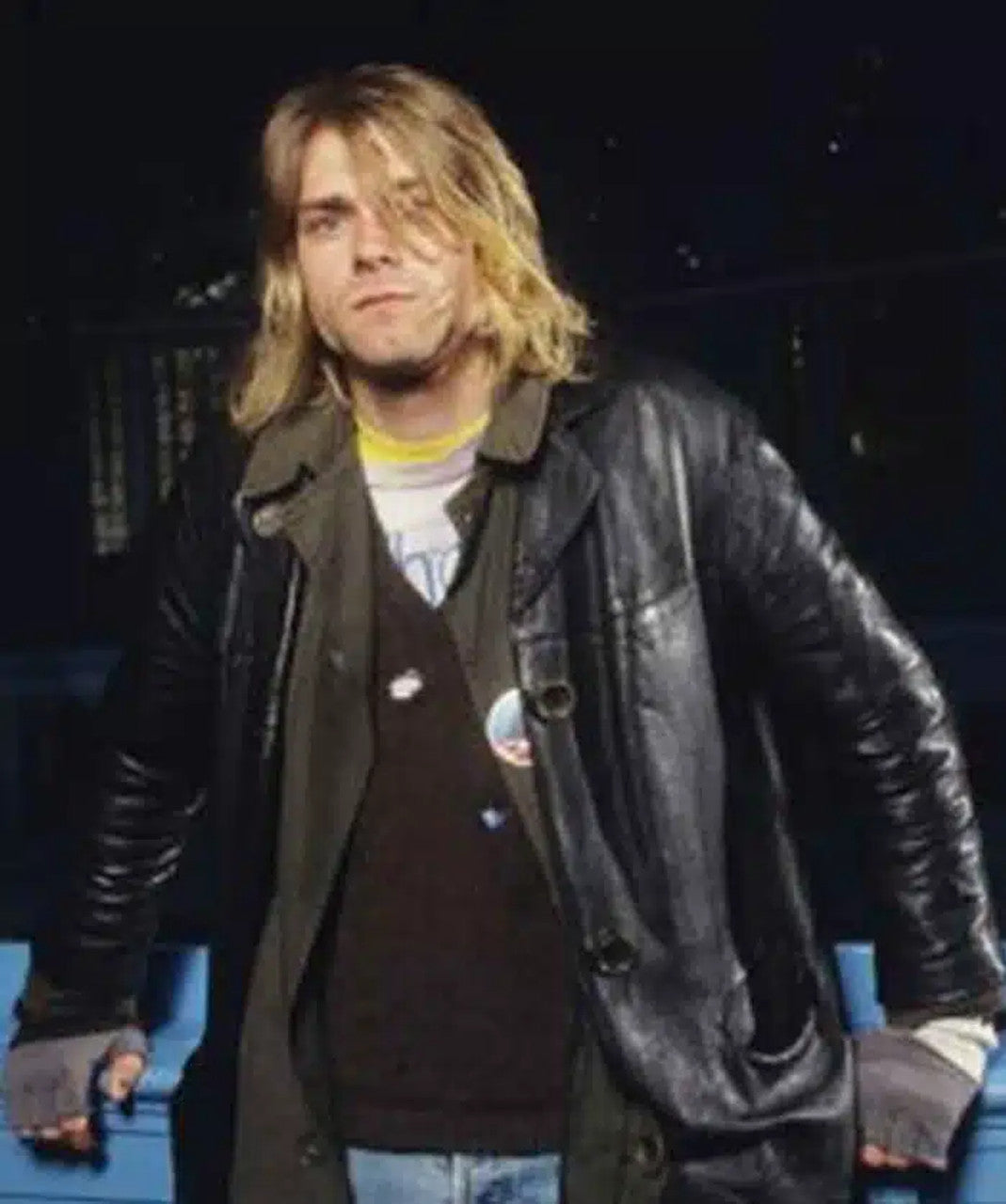 Kurt Cobain Leather Jacket