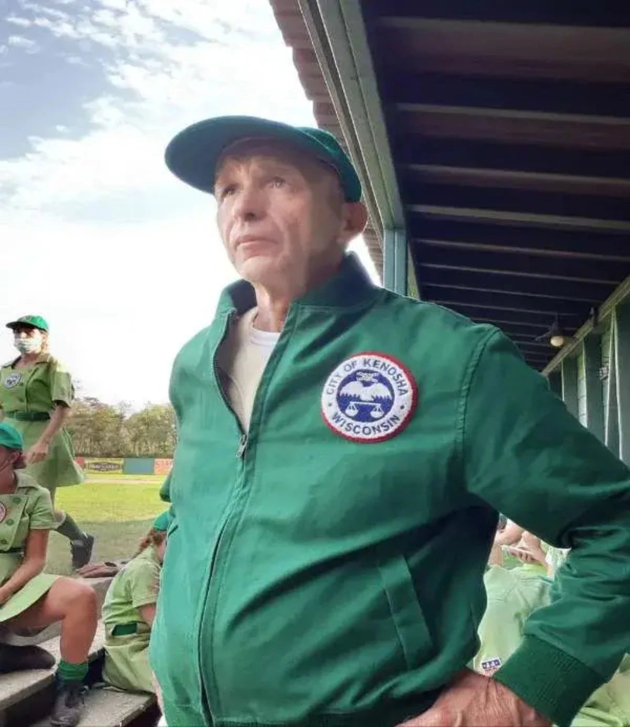 A League of Their Own Umpire Green Jacket