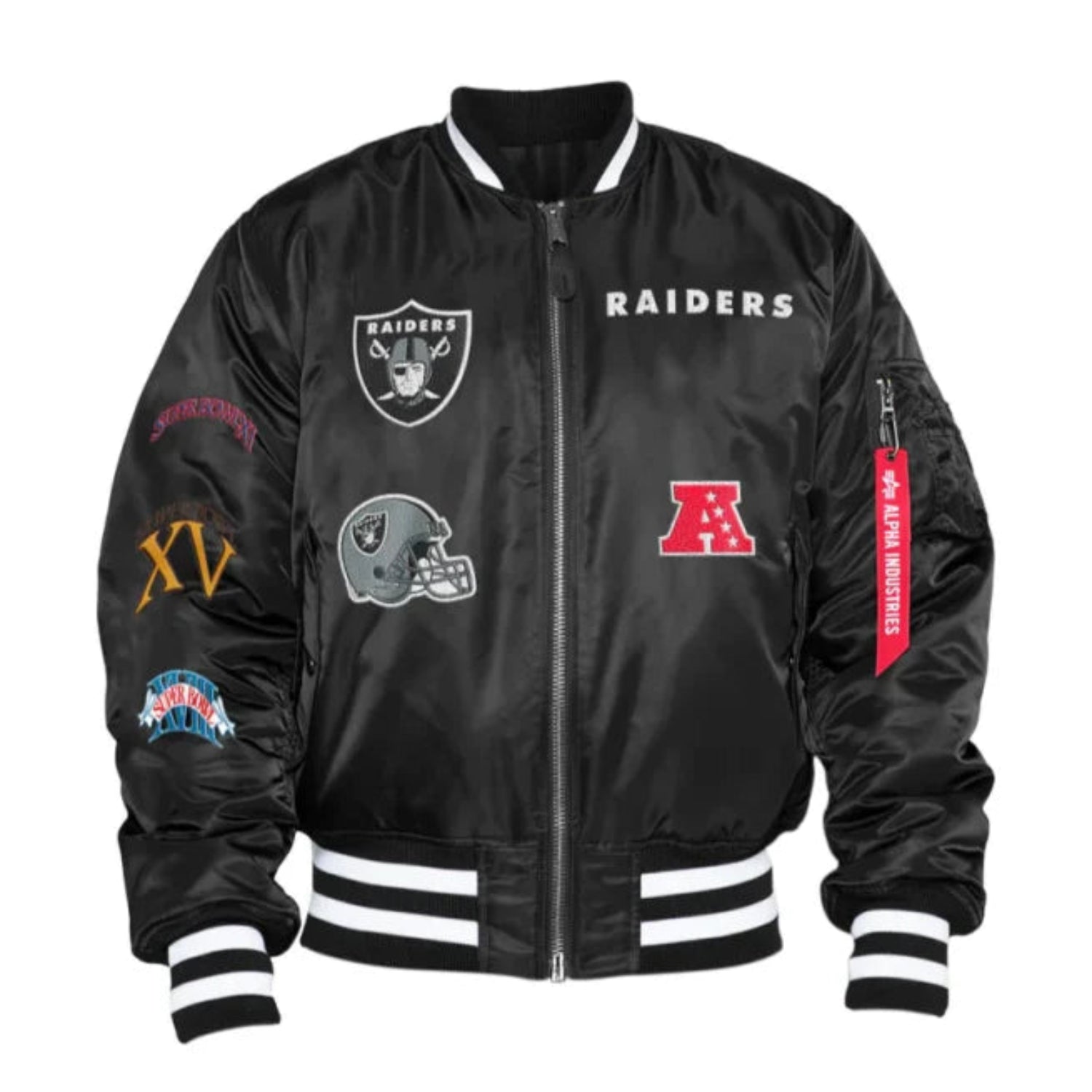 Las Vegas Raiders X Alpha X New Era MA-1 Jacket