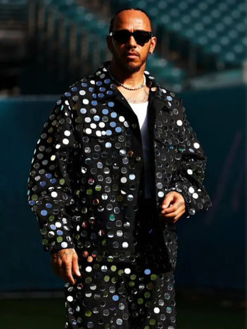 Lewis Hamilton Miami Grand Prix Black Jacket