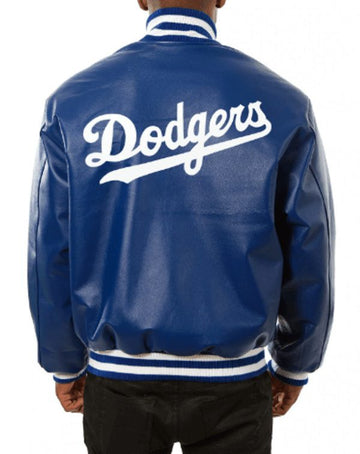 Los Angeles Dodgers Leather Bomber Jacket