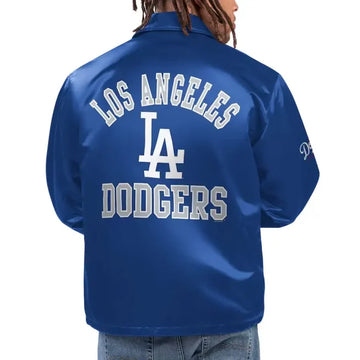 Los Angeles Dodgers Starter Royal Satin Jacket