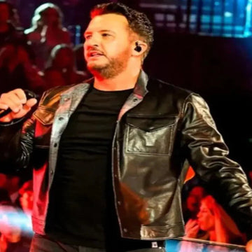 Luke Bryan American Idol 2024 Leather Jacket