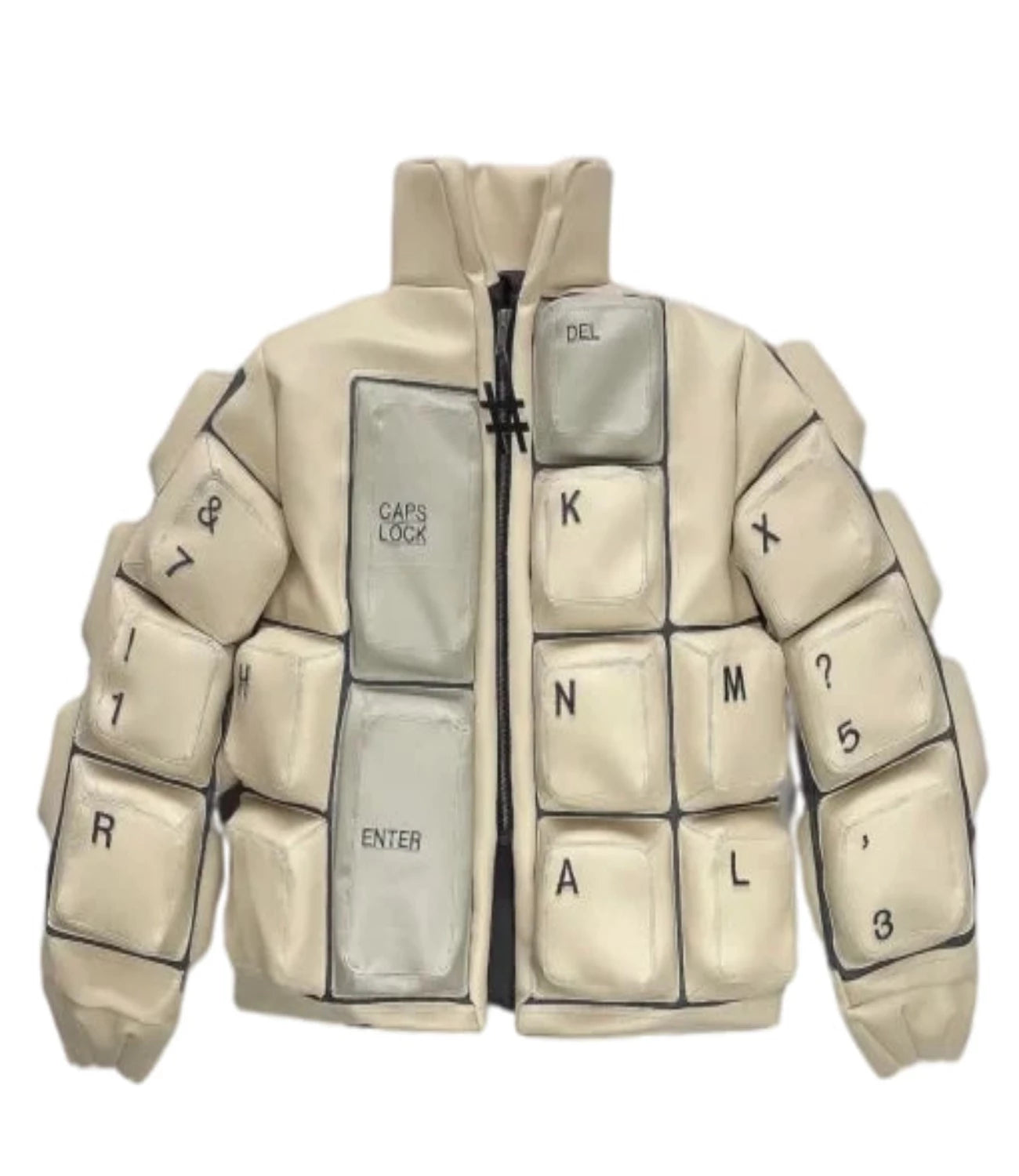 The Keyboard Quilted Puffer Jacket