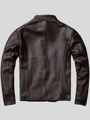 Men’s Dark Brown Leather Jacket