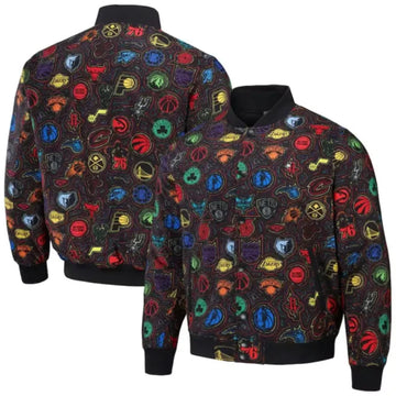 Men’s NBA x Staple Black All Teams Fusion Jacket