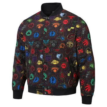 Men’s NBA x Staple Black All Teams Fusion Jacket