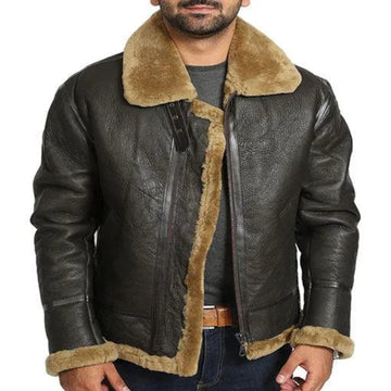 Men’s R.A.F Brian Brown Jacket