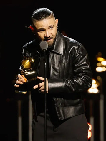 Skrillex Grammy Awards 2024 Leather Jacket