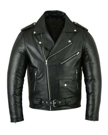Men's Black Brando Biker Jacket