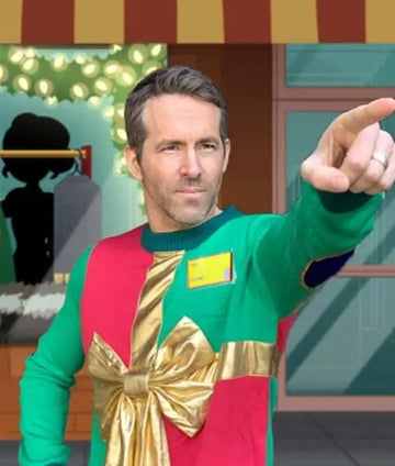 Ryan Reynolds Ugly Xmas Sickkids Sweater