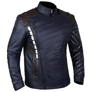 Avengers Infinity War Bucky Barnes Faux Leather Jacket