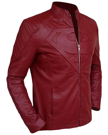 Smallville Superman Red Leather Jacket