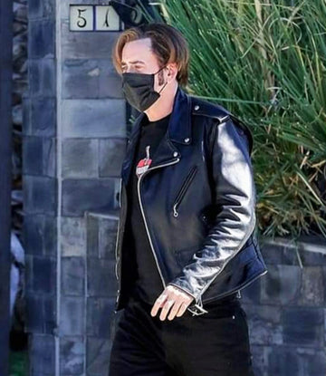 Nicolas Cage The Unbearable Weight of Massive Talent Leather Jacket
