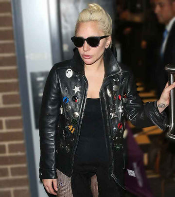 Lady Gaga Black Punk Leather Jacket