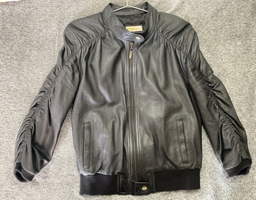 Elena Gilbert KRMA Jade Black Leather Jacket