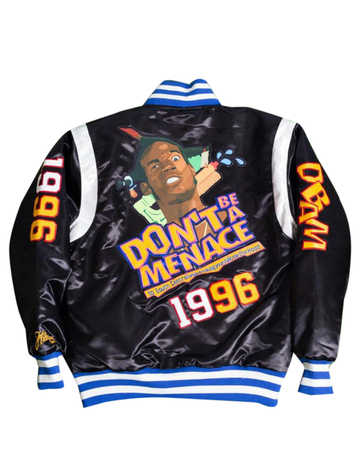 Dont Be A Menace Black Satin Jacket