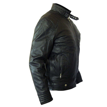 Men Black Leather Jacket