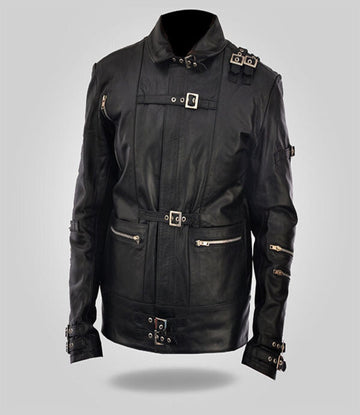 Rockstar Club Men’s Black Leather Jacket