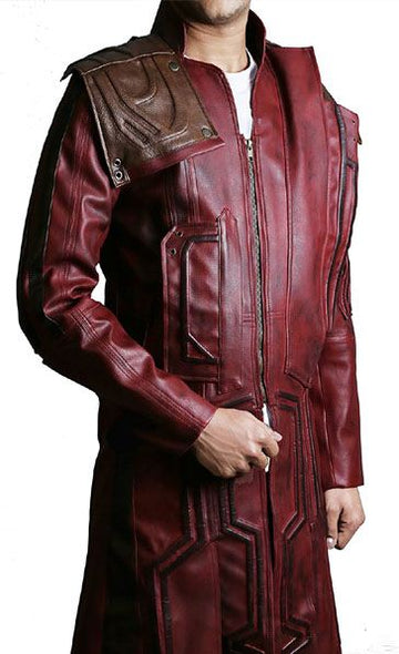 Star Lord Guardian of The Galaxy leather Coat