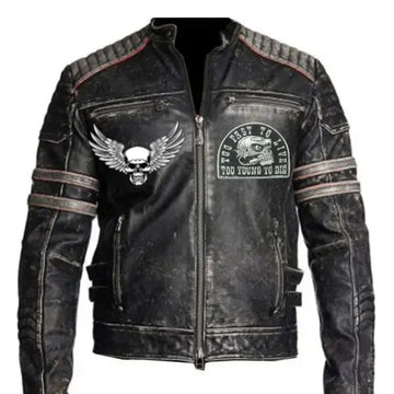 Live Fast Die Young Skull Jacket