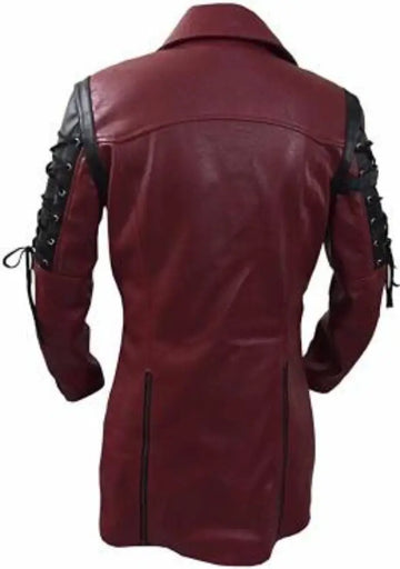 Men’s Steampunk Gothic Trench leather Coat
