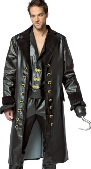 Once Upon A Time Captain Hook leather Coat