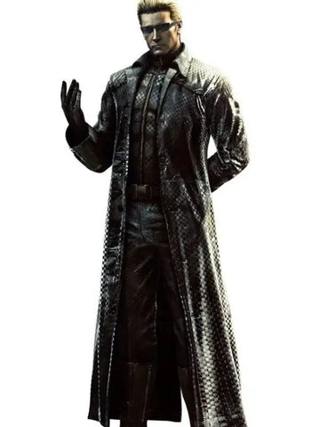 Resident Evil 2022 Albert Wesker leather Coat